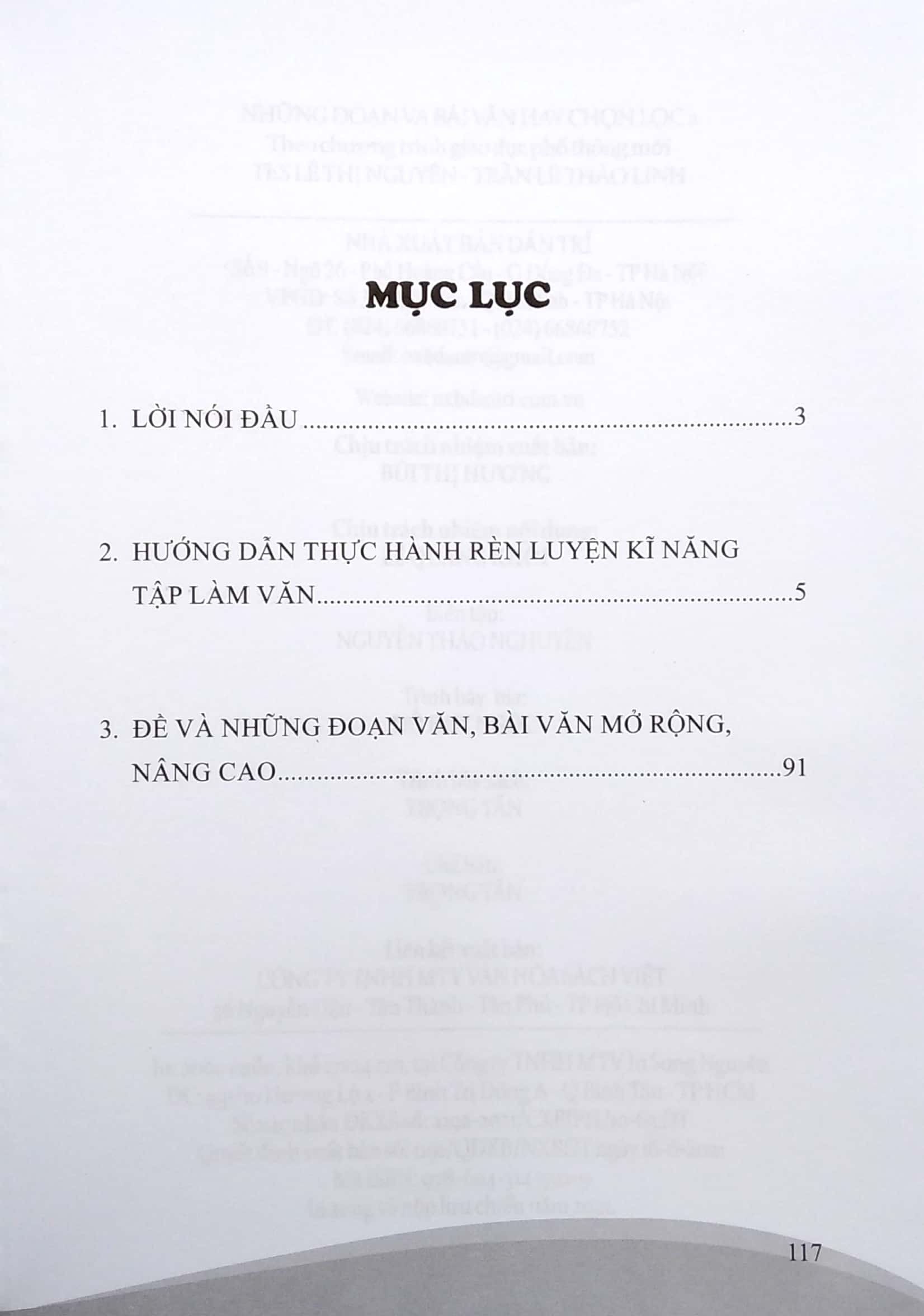 những đoạn và bài văn hay chọn lọc 2 - theo chương trình giáo dục phổ thông mới