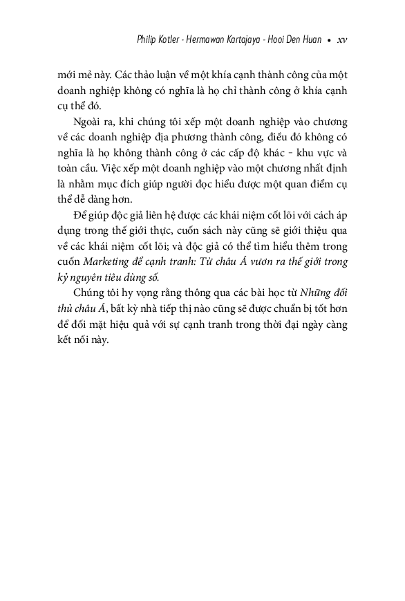 những đối thủ châu á: marketing để cạnh tranh trong kỷ nguyên tiêu dùng số