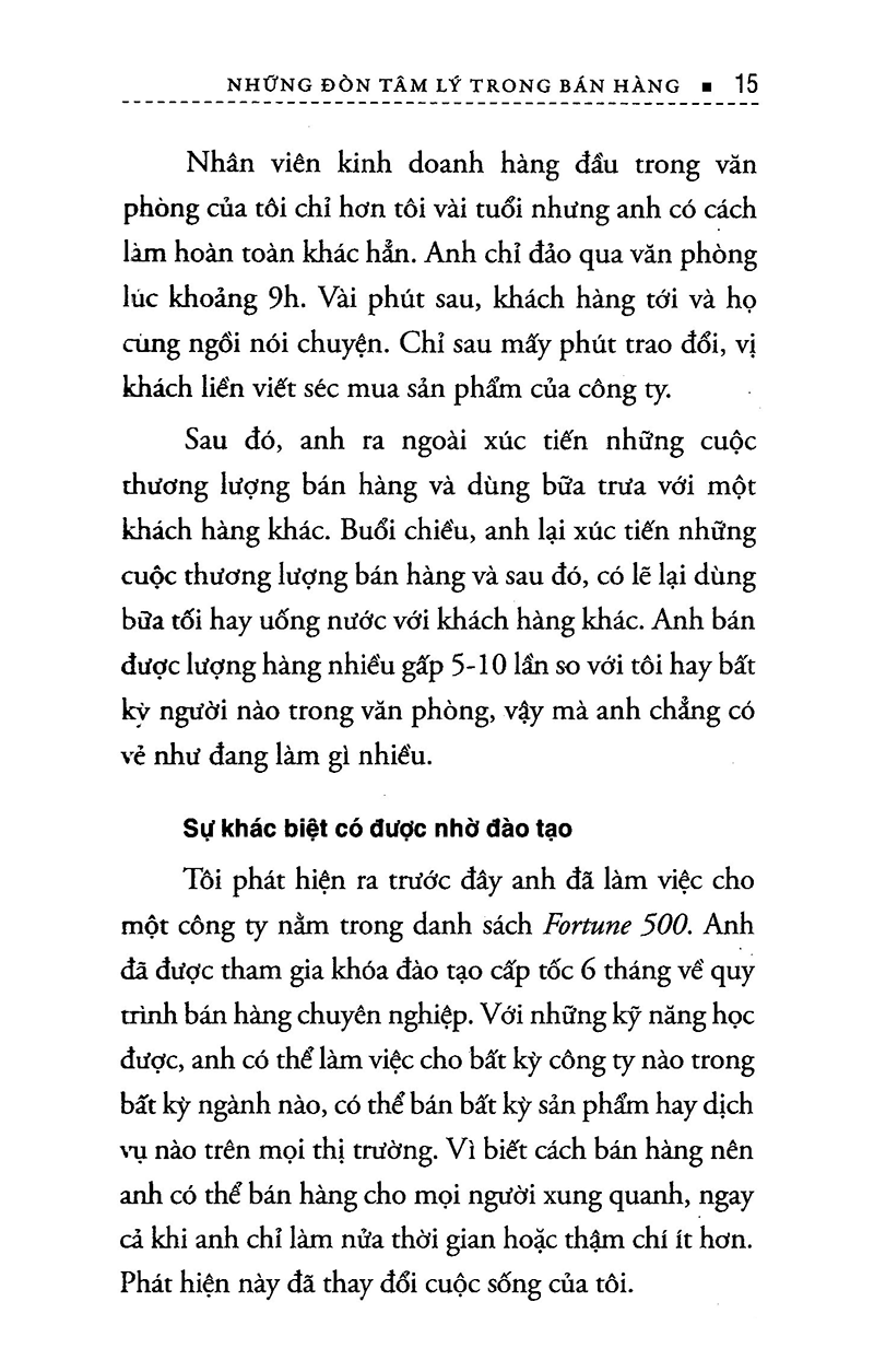 những đòn tâm lý trong bán hàng (tái bản)