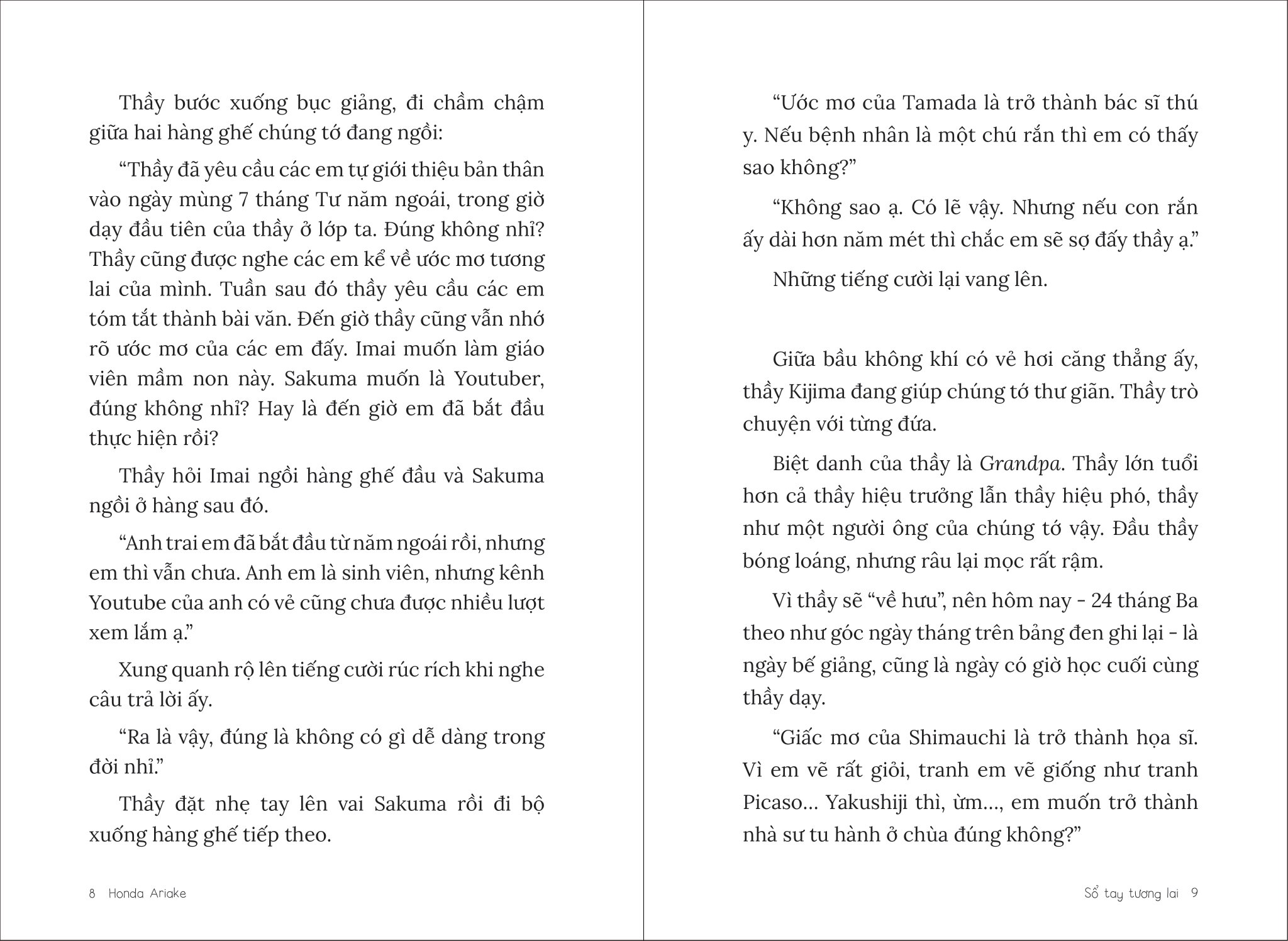 những dòng chữ màu nhiệm - sổ tay tương lai