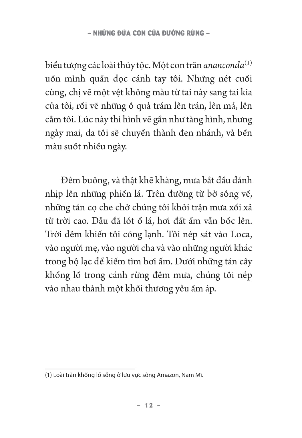 những đứa con của đường rừng