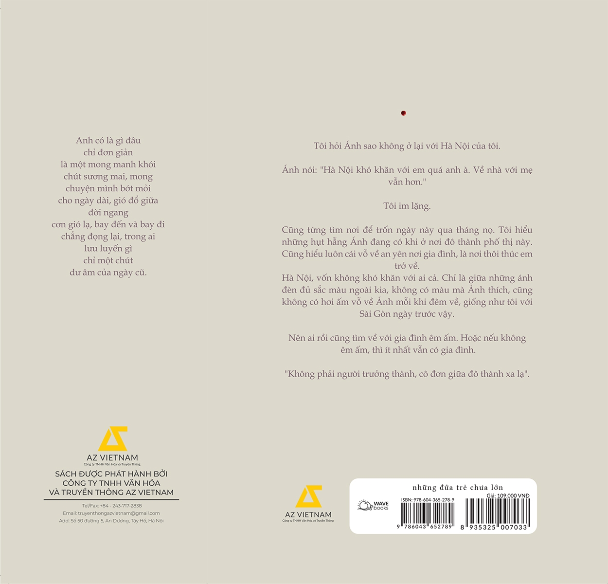 những đứa trẻ chưa lớn