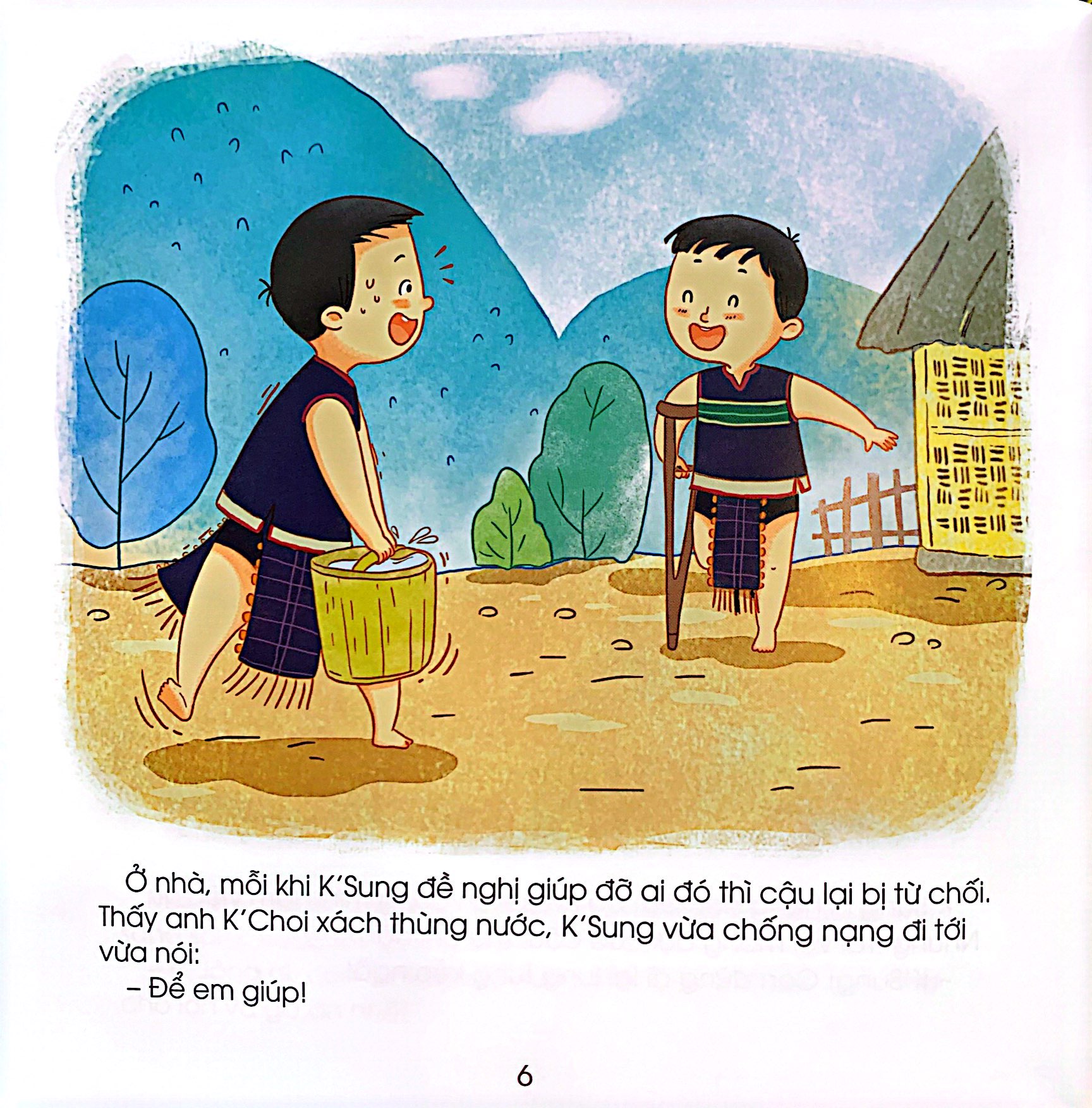 những đứa trẻ hạnh phúc - giúp như thế nào? - bạn nhỏ dân tộc mơ nông (tái bản 2024)