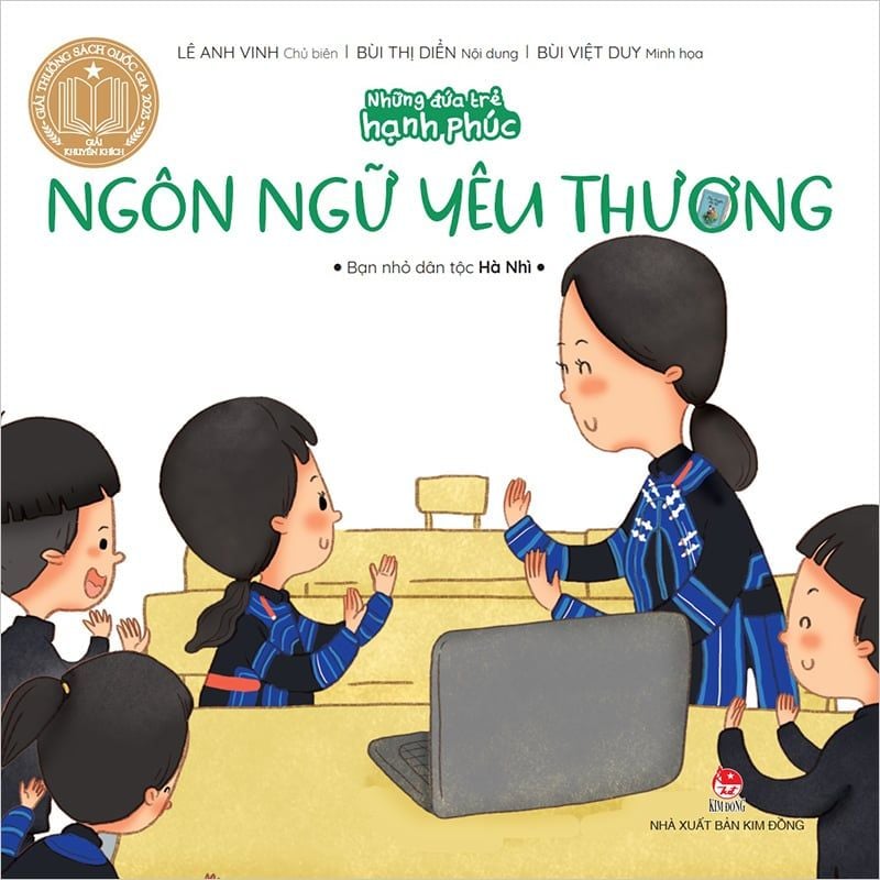 những đứa trẻ hạnh phúc - ngôn ngữ yêu thương - bạn nhỏ dân tộc hà nhì (tái bản 2024)