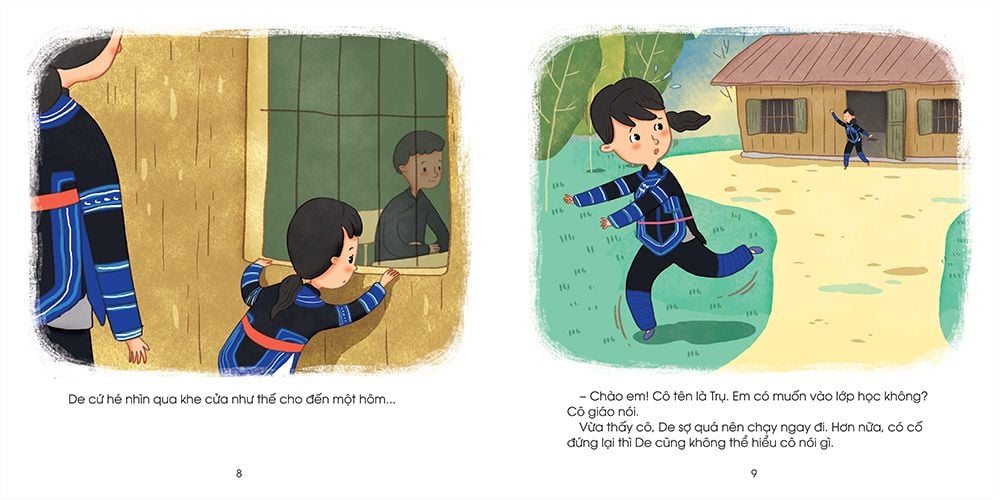 những đứa trẻ hạnh phúc - ngôn ngữ yêu thương - bạn nhỏ dân tộc hà nhì (tái bản 2024)