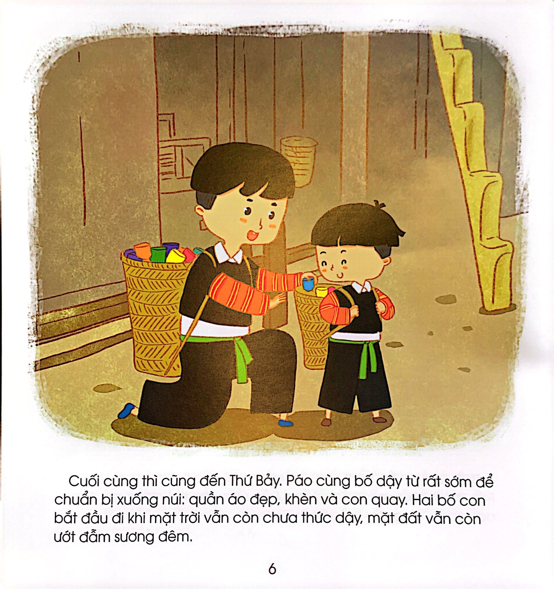 những đứa trẻ hạnh phúc - páo đi chợ phiên - bạn nhỏ dân tộc mông (tái bản 2024)