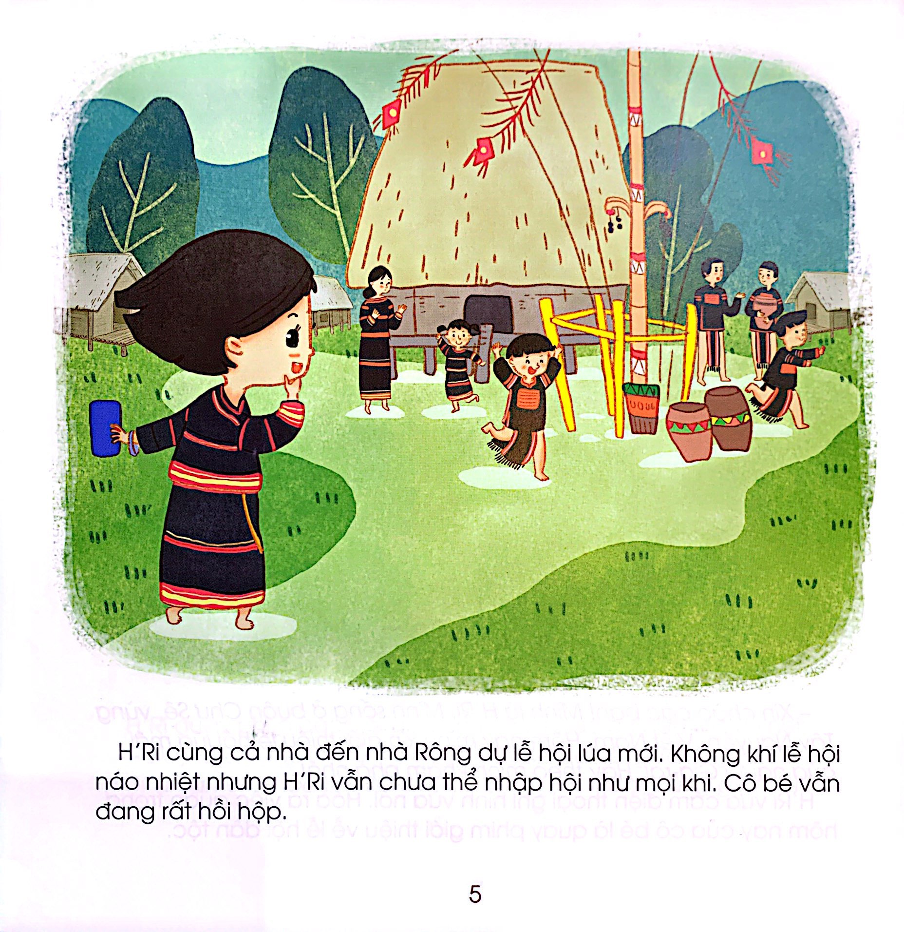 những đứa trẻ hạnh phúc - thanh sắc núi rừng - bạn nhỏ dân tộc gia rai (tái bản 2024)