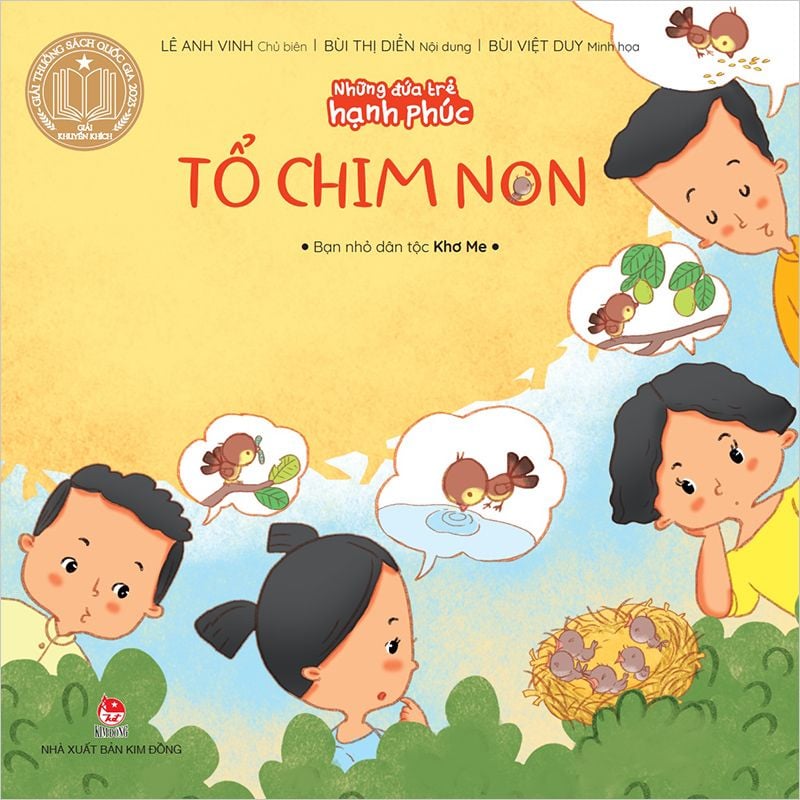 những đứa trẻ hạnh phúc - tổ chim non - bạn nhỏ dân tộc khmer (tái bản 2024)