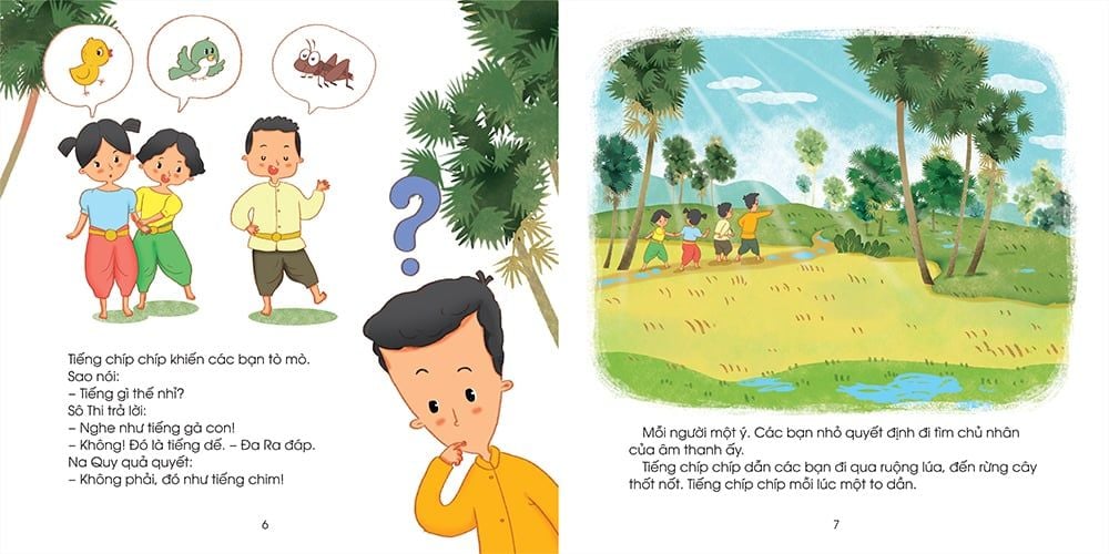 những đứa trẻ hạnh phúc - tổ chim non - bạn nhỏ dân tộc khmer (tái bản 2024)