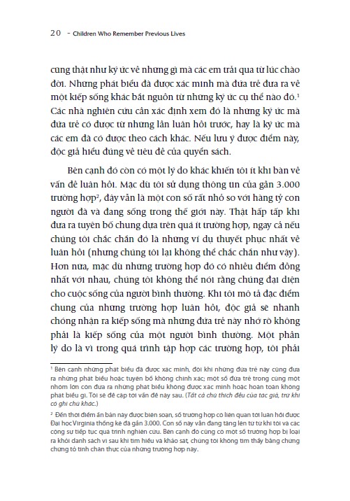 những đứa trẻ nhớ được tiền kiếp