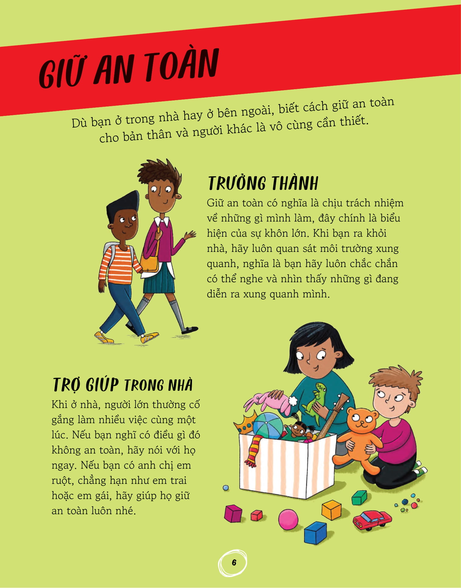 những đứa trẻ tự tin - bảo vệ bản thân