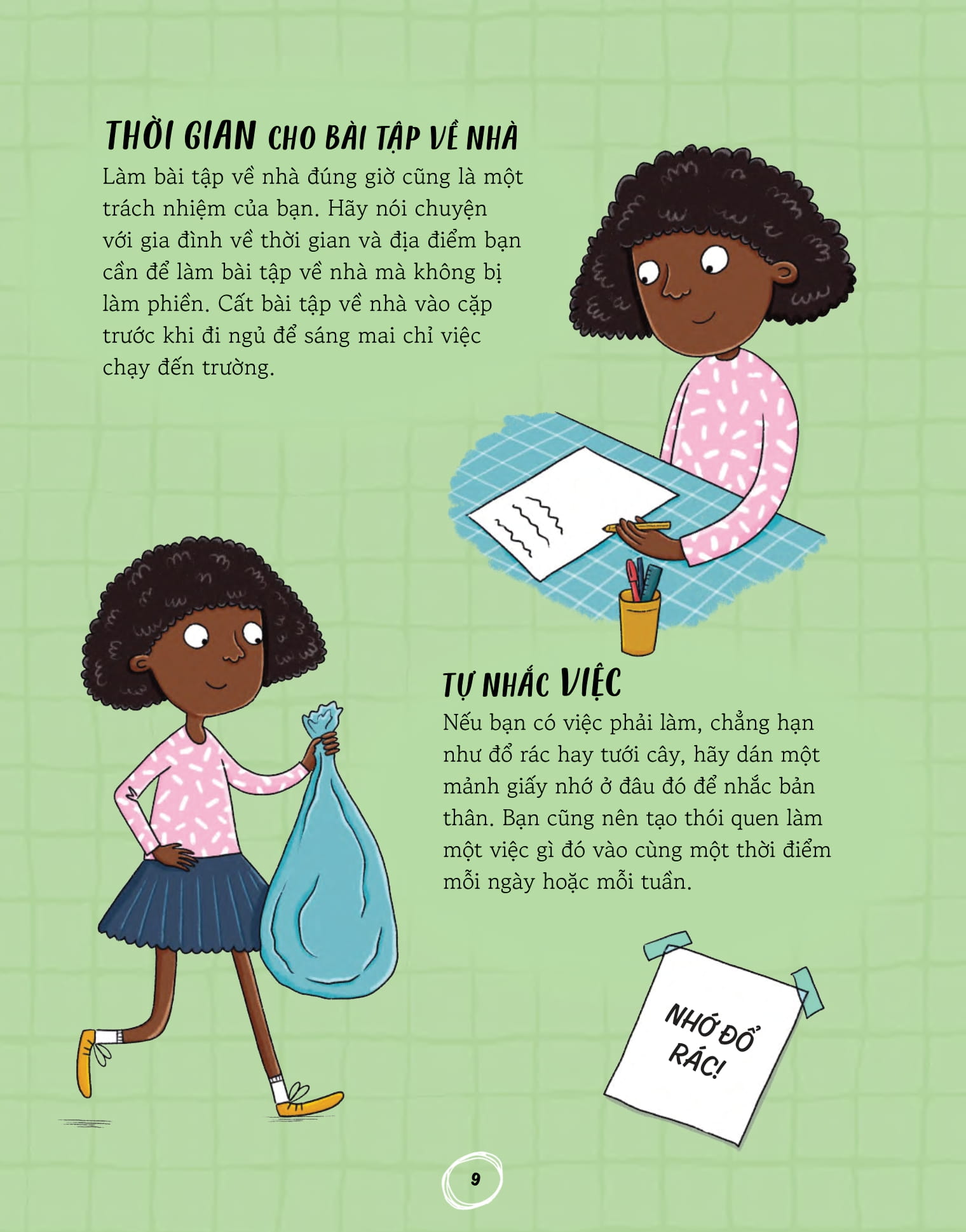 những đứa trẻ tự tin - đón nhận trách nhiệm