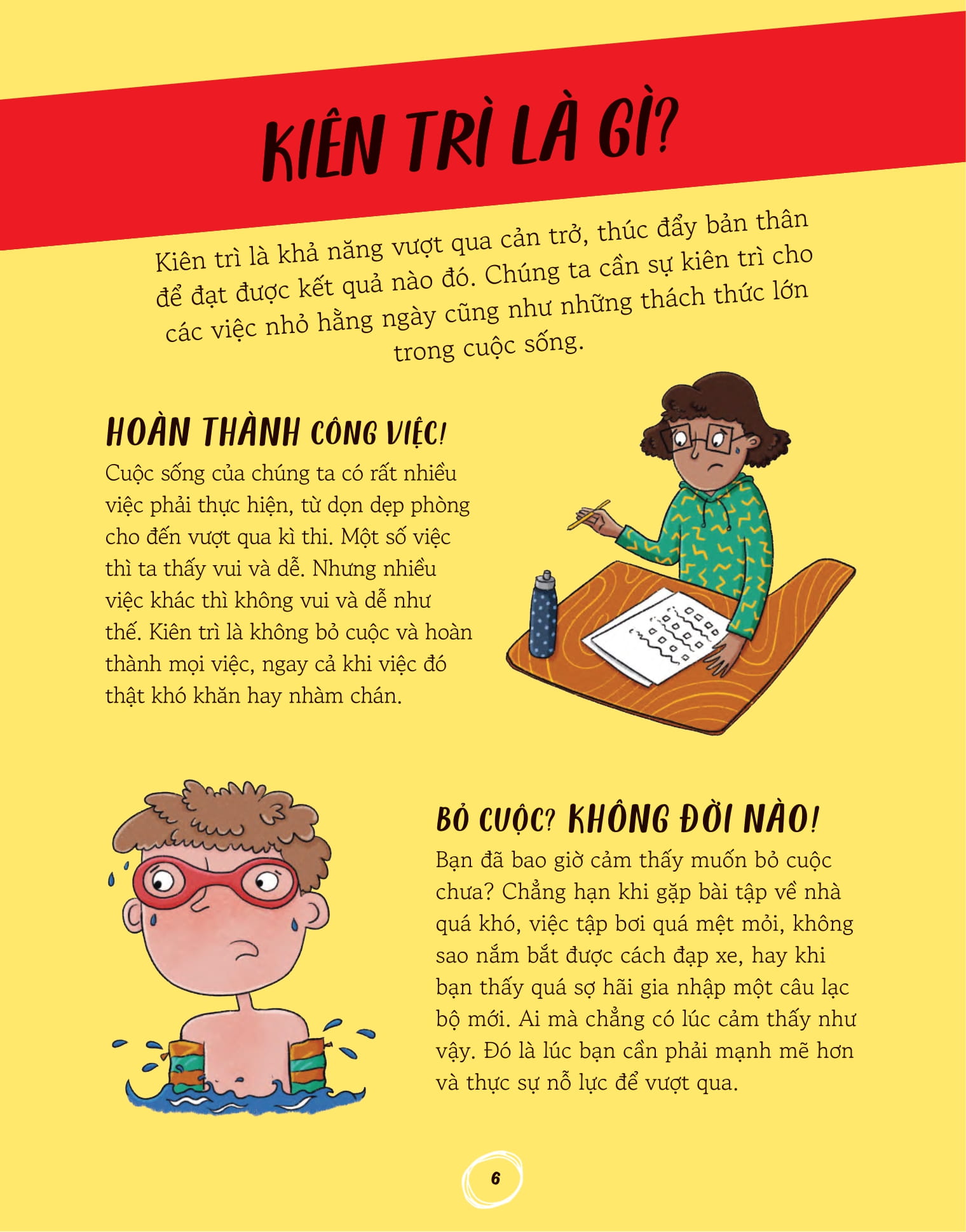 những đứa trẻ tự tin - kiên trì là sức mạnh