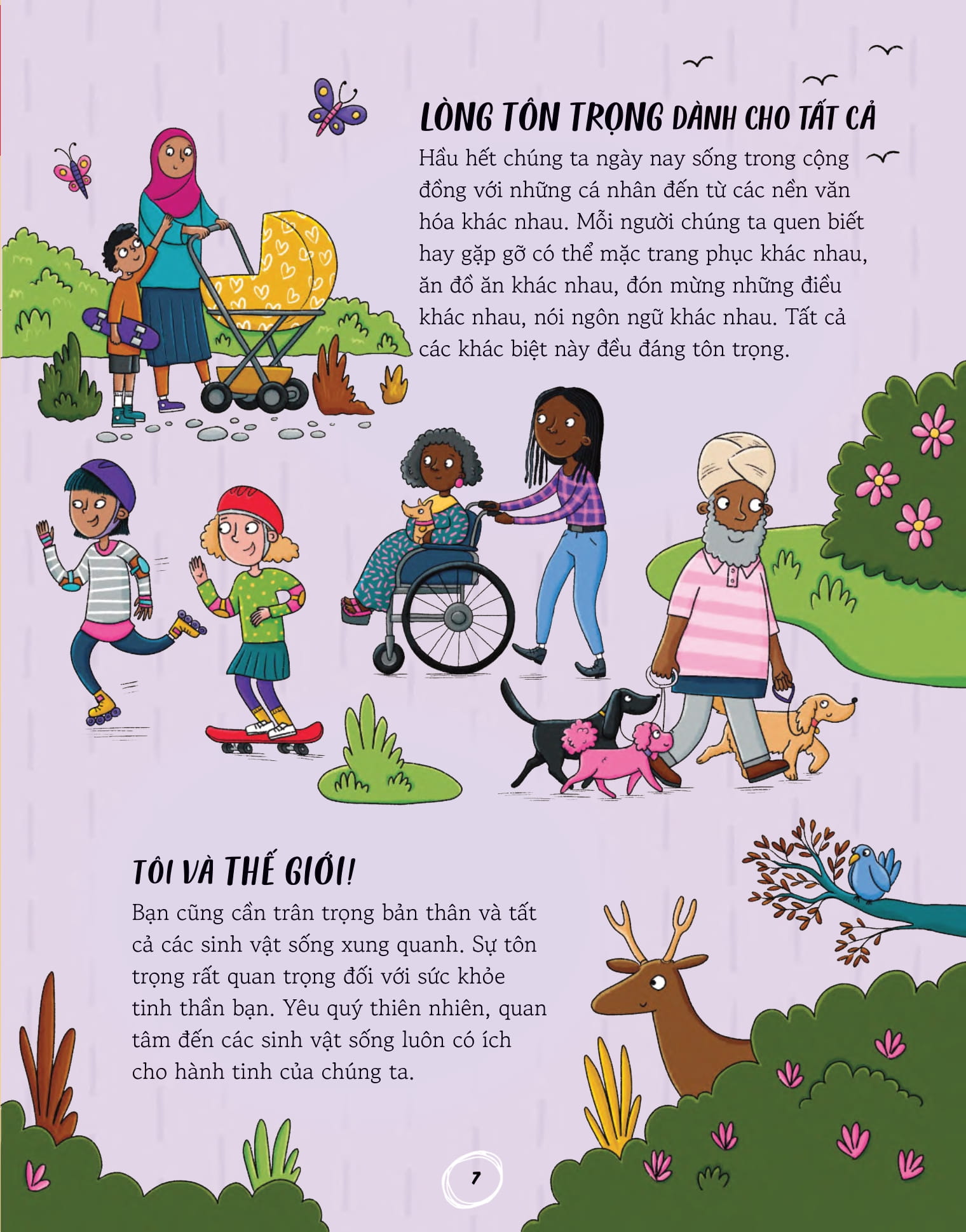 những đứa trẻ tự tin - tôn trọng mọi người