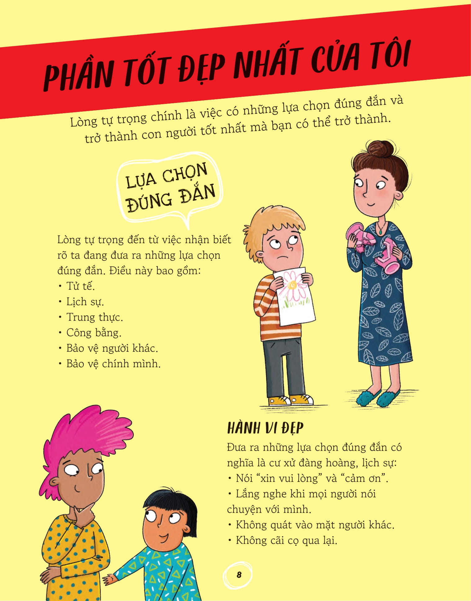 những đứa trẻ tự tin - tôn trọng mọi người