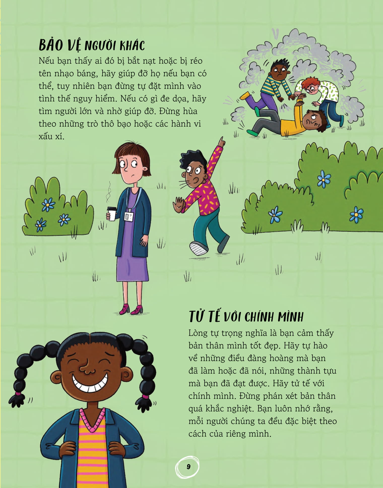 những đứa trẻ tự tin - tôn trọng mọi người