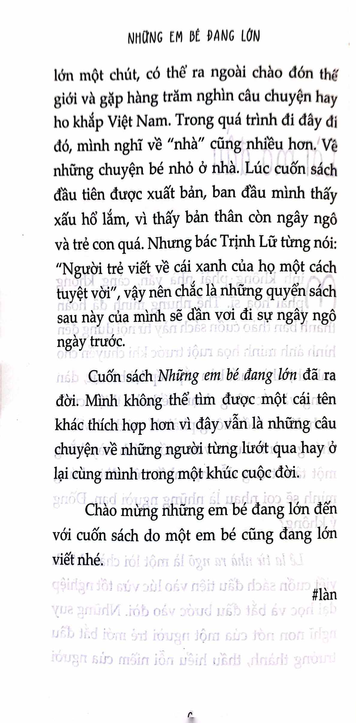 những em bé đang lớn - tặng kèm bookmark