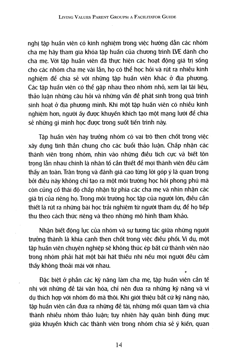 những giá trị sống trong giáo dục con trẻ