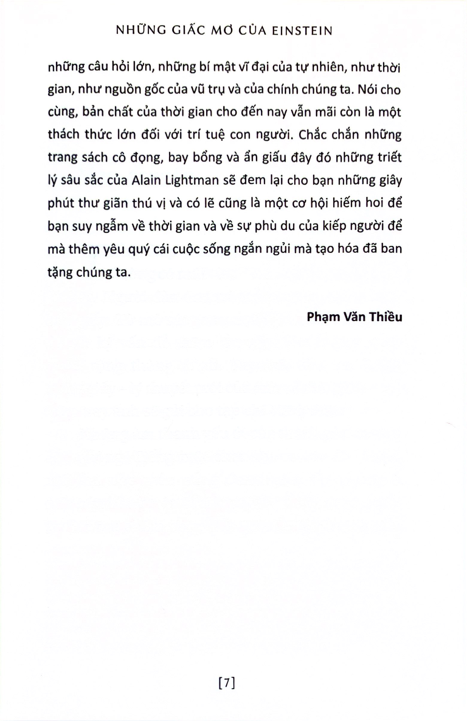 những giấc mơ của einstein