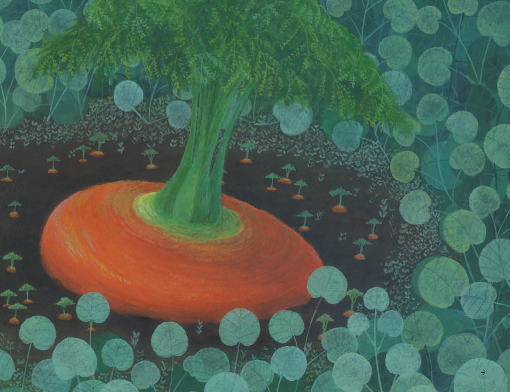 những giấc mơ xinh - củ cà rốt thật là to