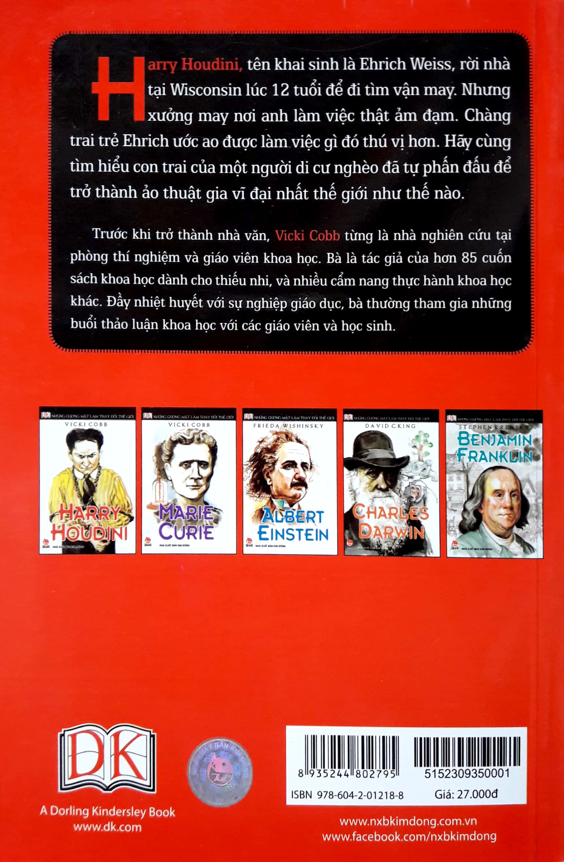 những gương mặt làm thay đổi thế giới - harry houdini