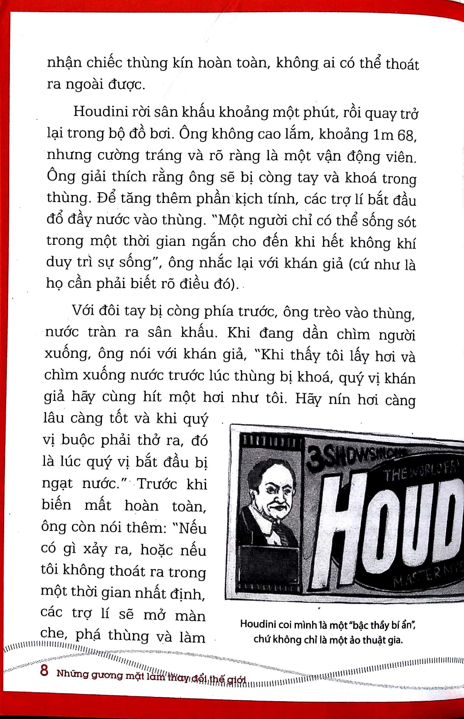 những gương mặt làm thay đổi thế giới - harry houdini