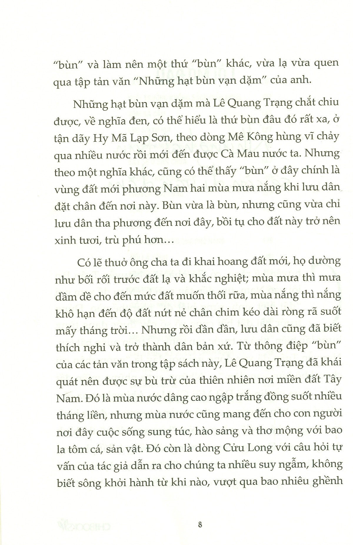 những hạt bùn vạn dặm