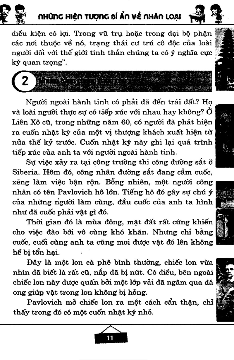 những hiện tượng bí ẩn về nhân loại