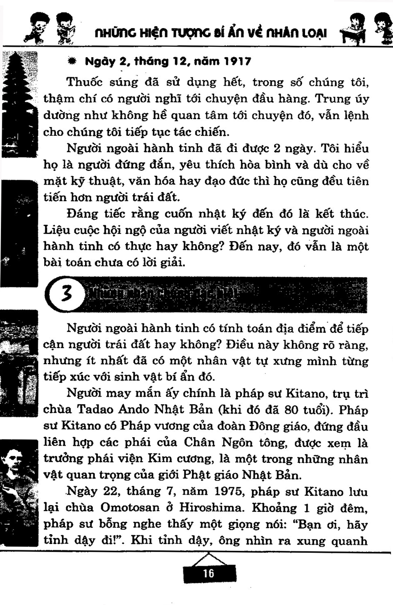 những hiện tượng bí ẩn về nhân loại