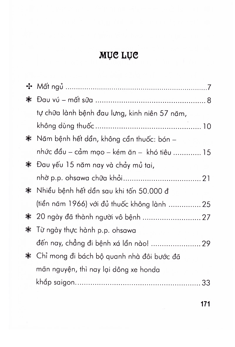 những hiệu quả rõ ràng của phương pháp ohsawa