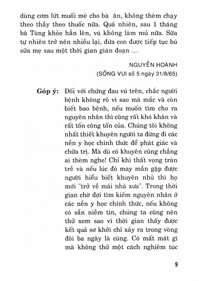 những hiệu quả rõ ràng của phương pháp ohsawa