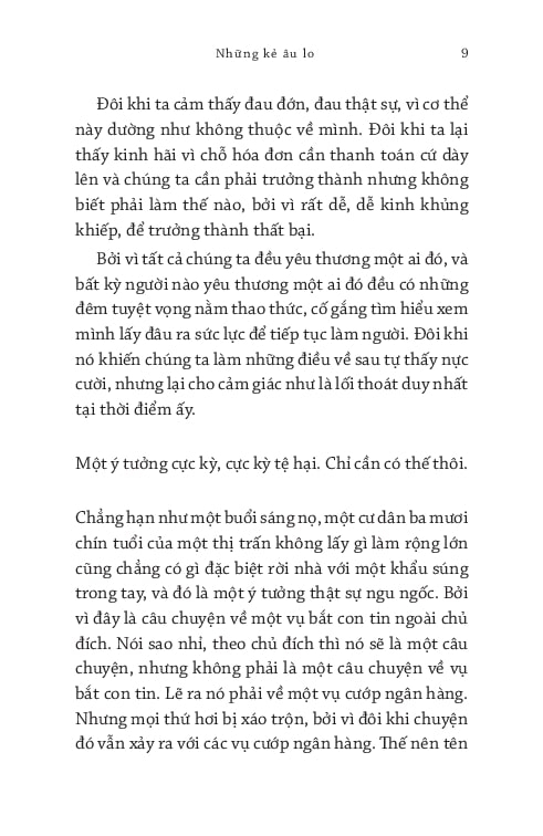 những kẻ âu lo - anxious people