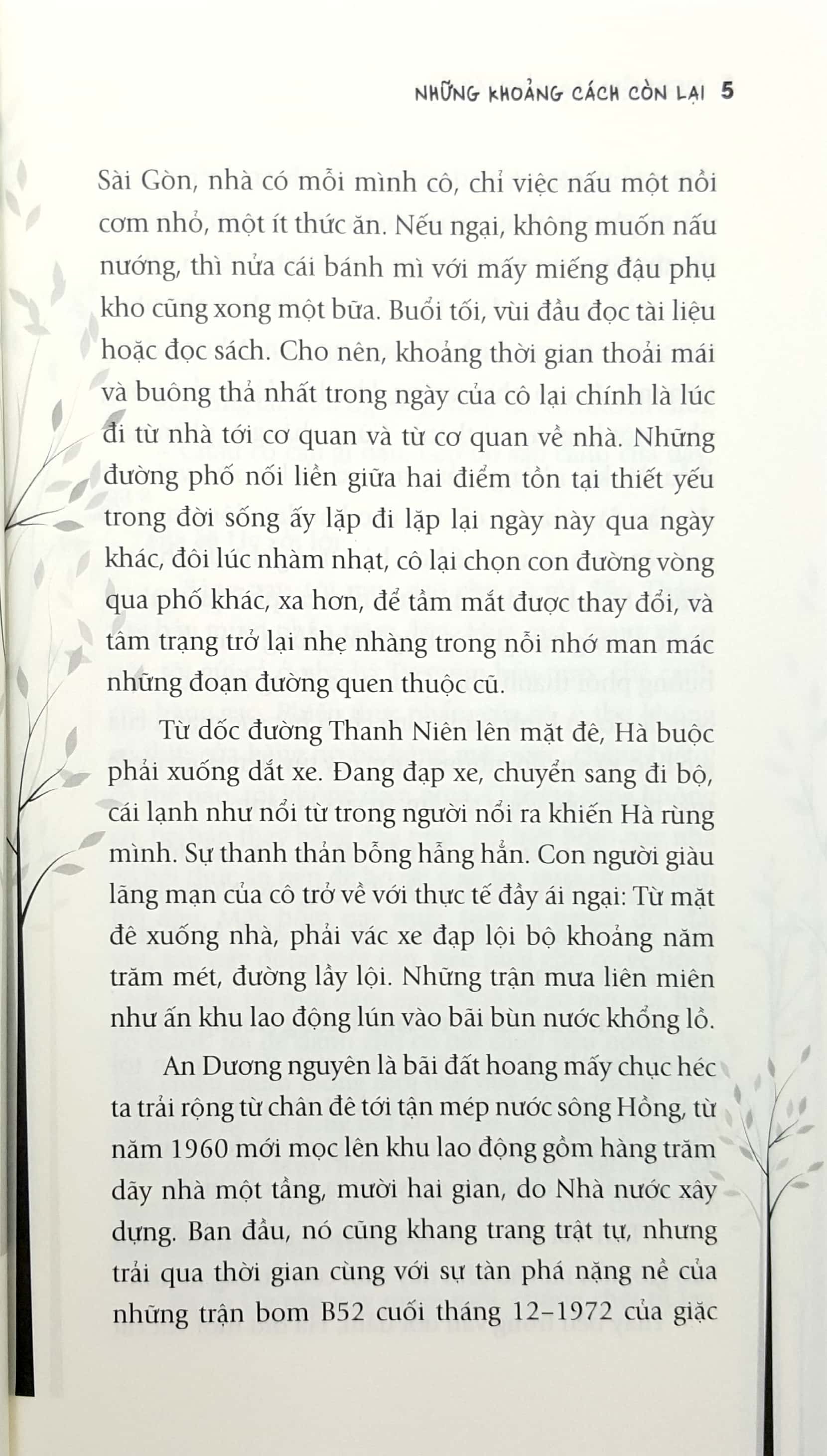 những khoảng cách còn lại