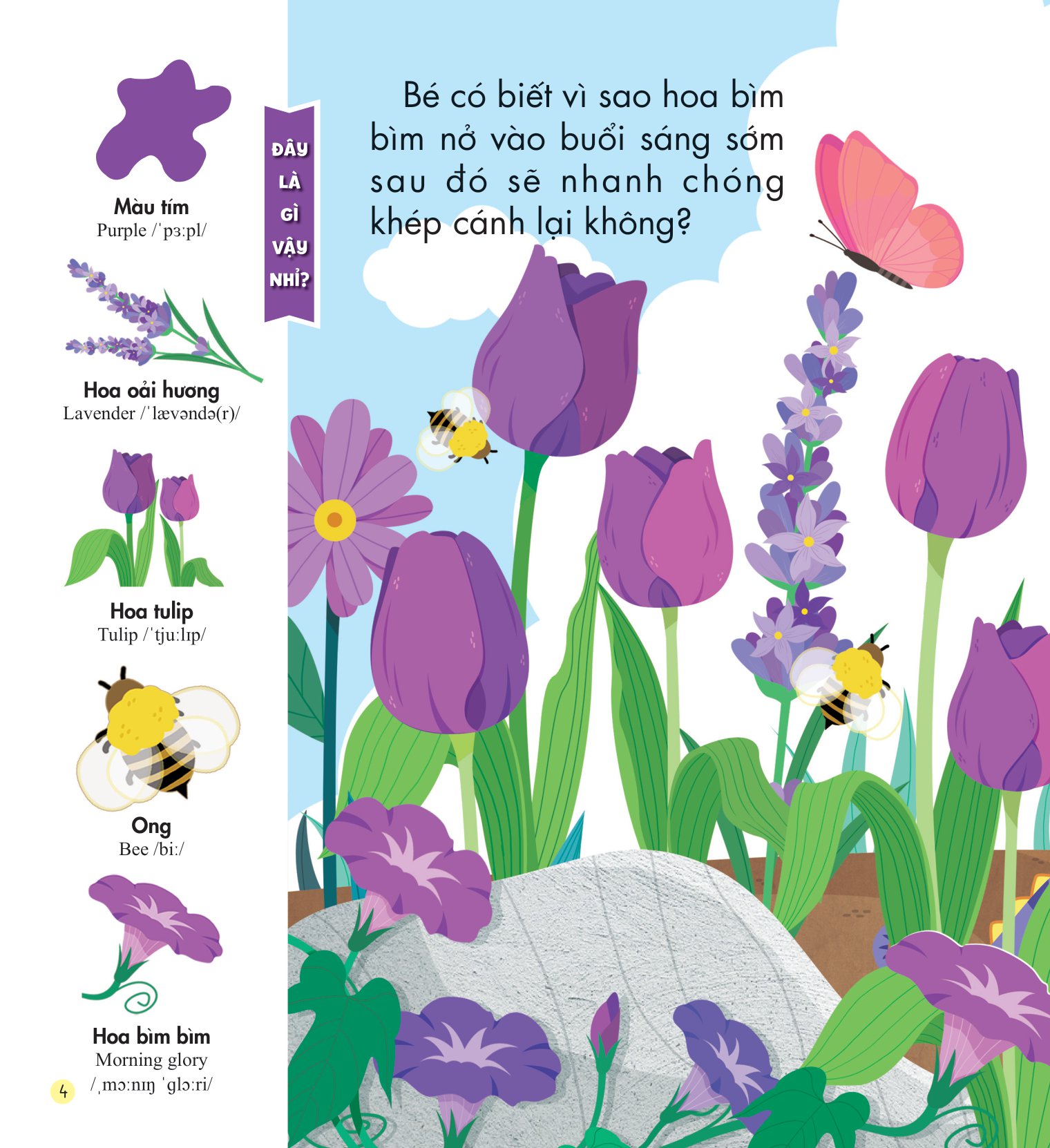 những kiến thức đầu đời cho bé - màu sắc rực rỡ