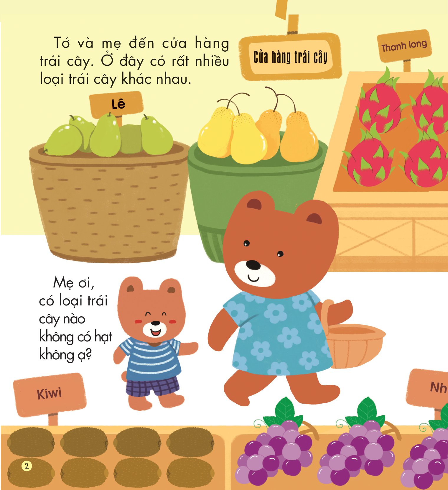 những kiến thức đầu đời cho bé - những món ăn ngon