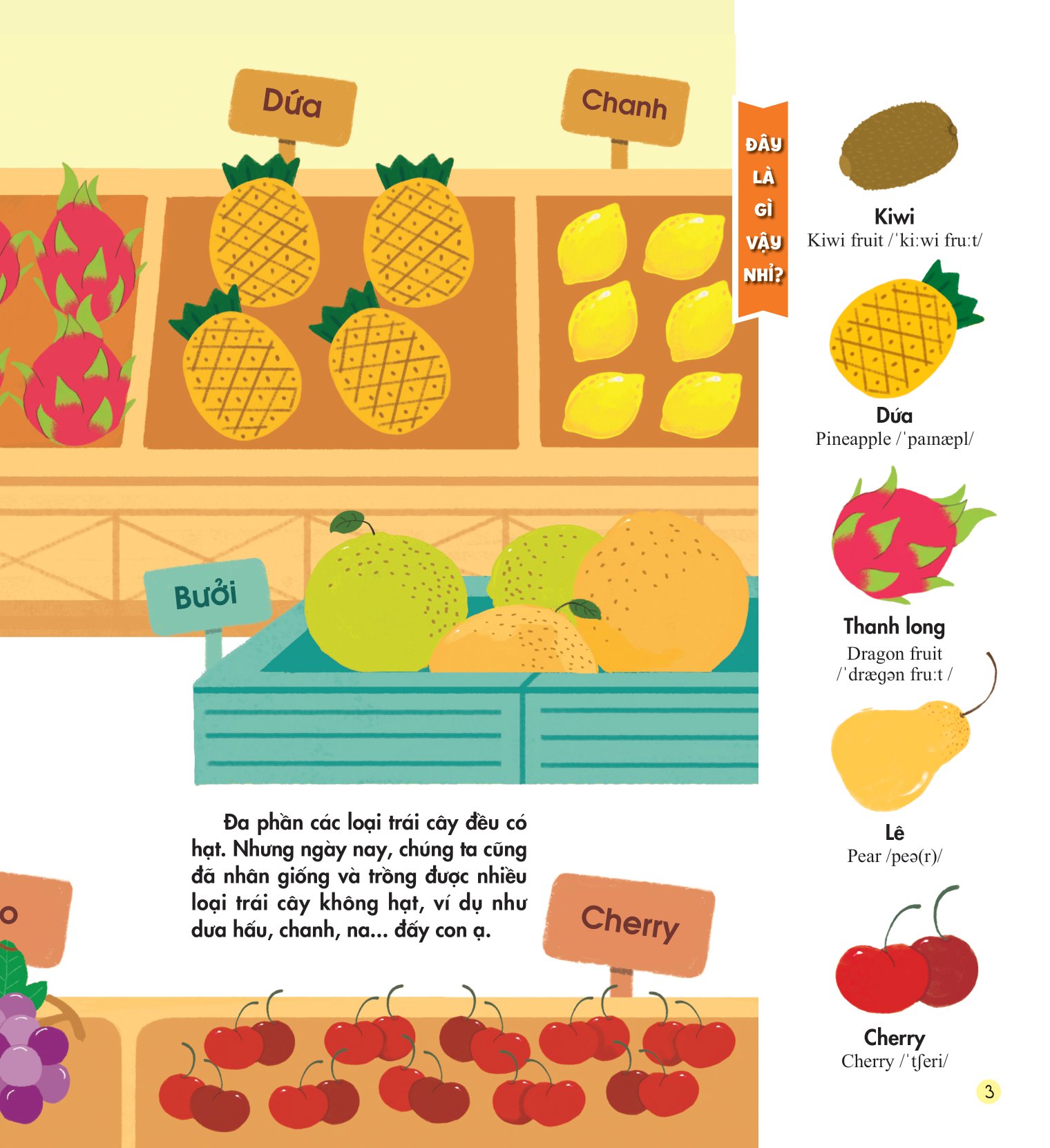 những kiến thức đầu đời cho bé - những món ăn ngon