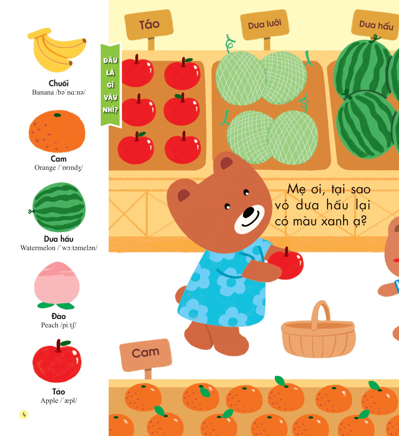 những kiến thức đầu đời cho bé - những món ăn ngon