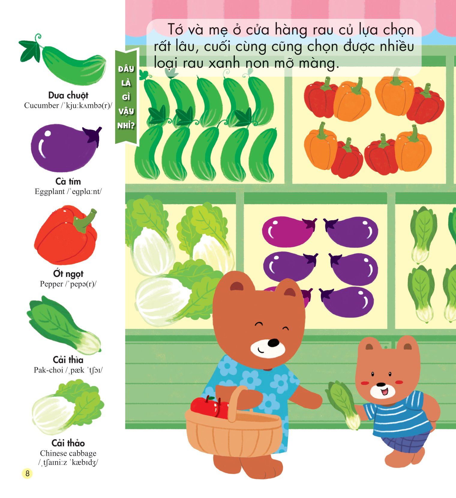 những kiến thức đầu đời cho bé - những món ăn ngon