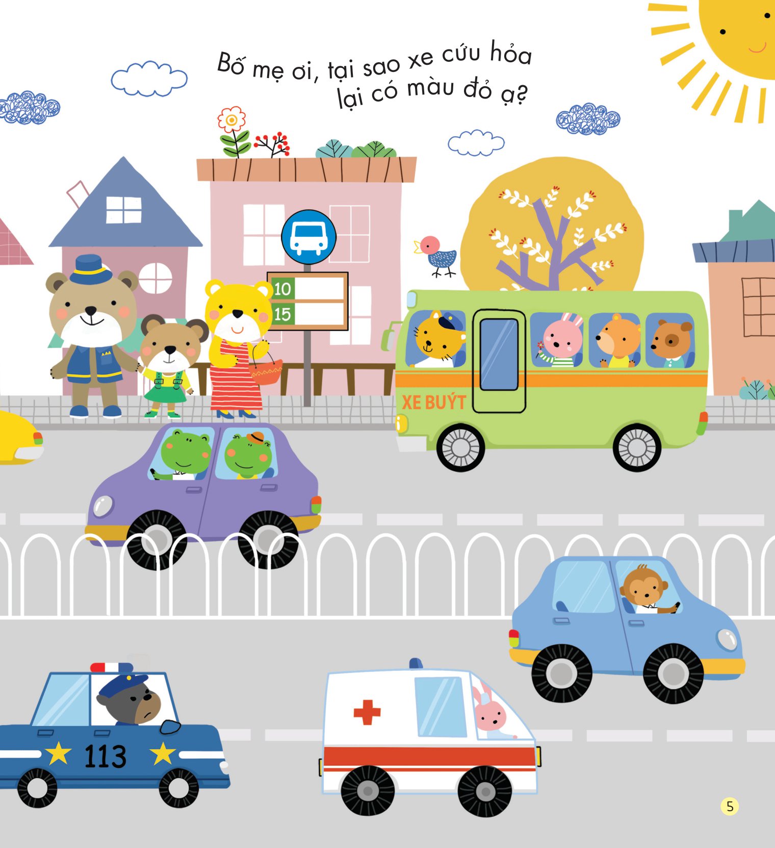 những kiến thức đầu đời cho bé - phương tiện giao thông