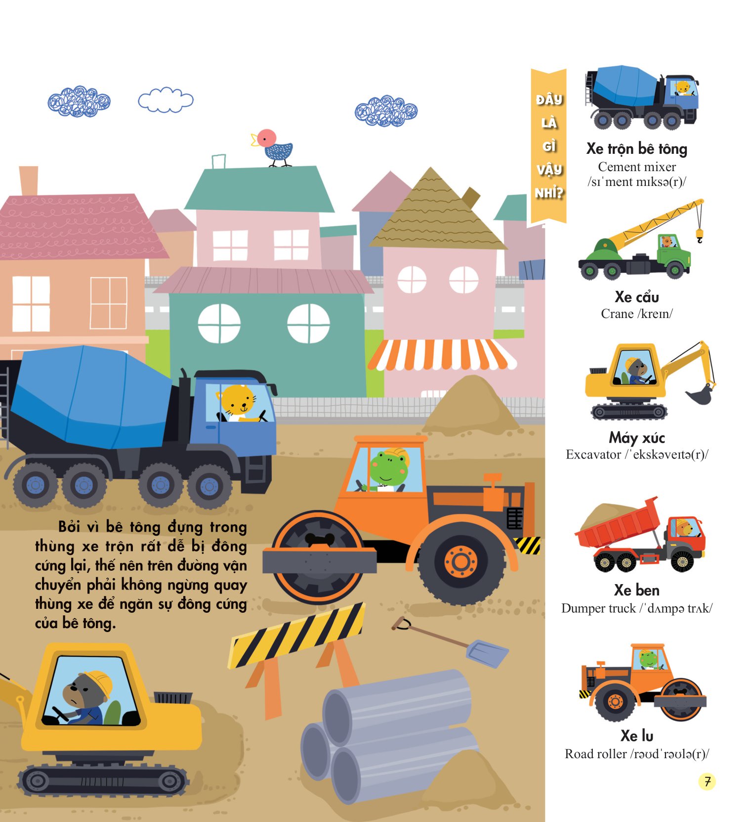 những kiến thức đầu đời cho bé - phương tiện giao thông