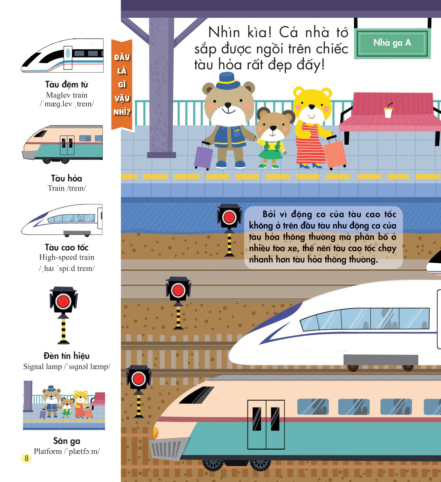 những kiến thức đầu đời cho bé - phương tiện giao thông