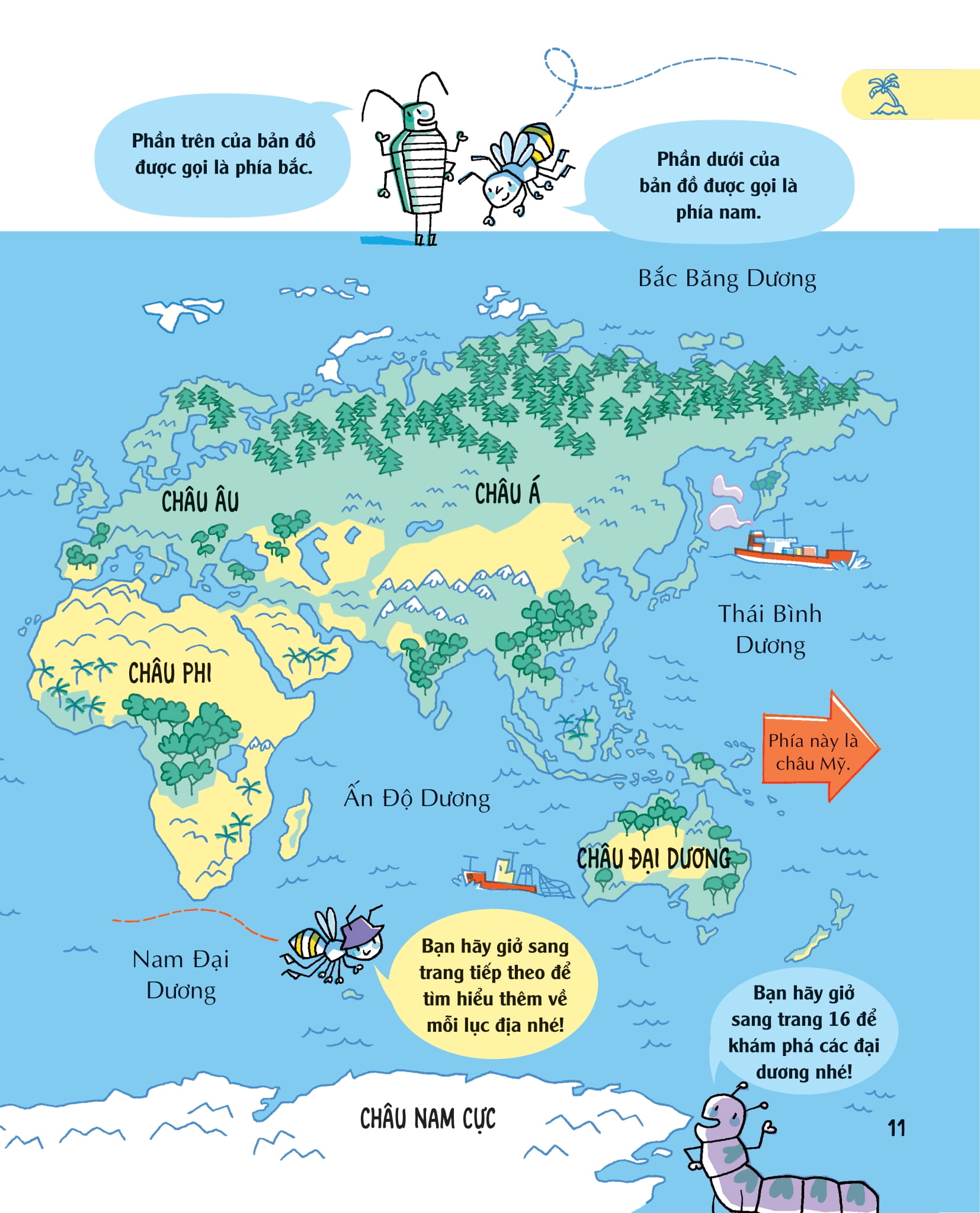 những kiến thức địa lý thiết yếu dành cho học sinh tiểu học