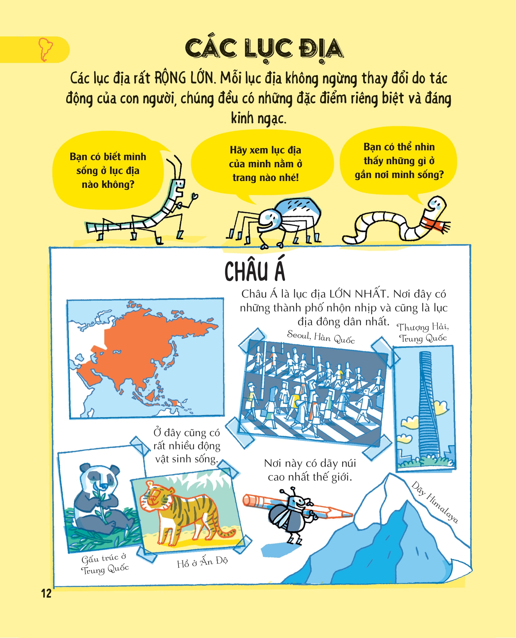 những kiến thức địa lý thiết yếu dành cho học sinh tiểu học