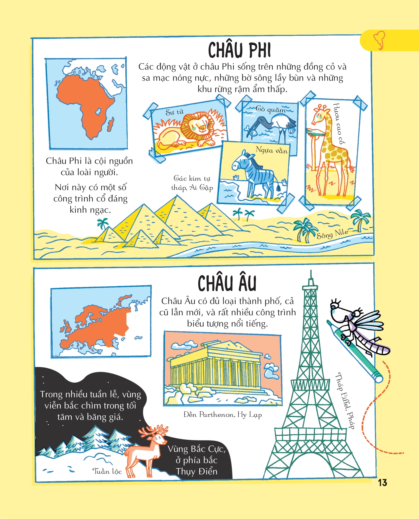 những kiến thức địa lý thiết yếu dành cho học sinh tiểu học