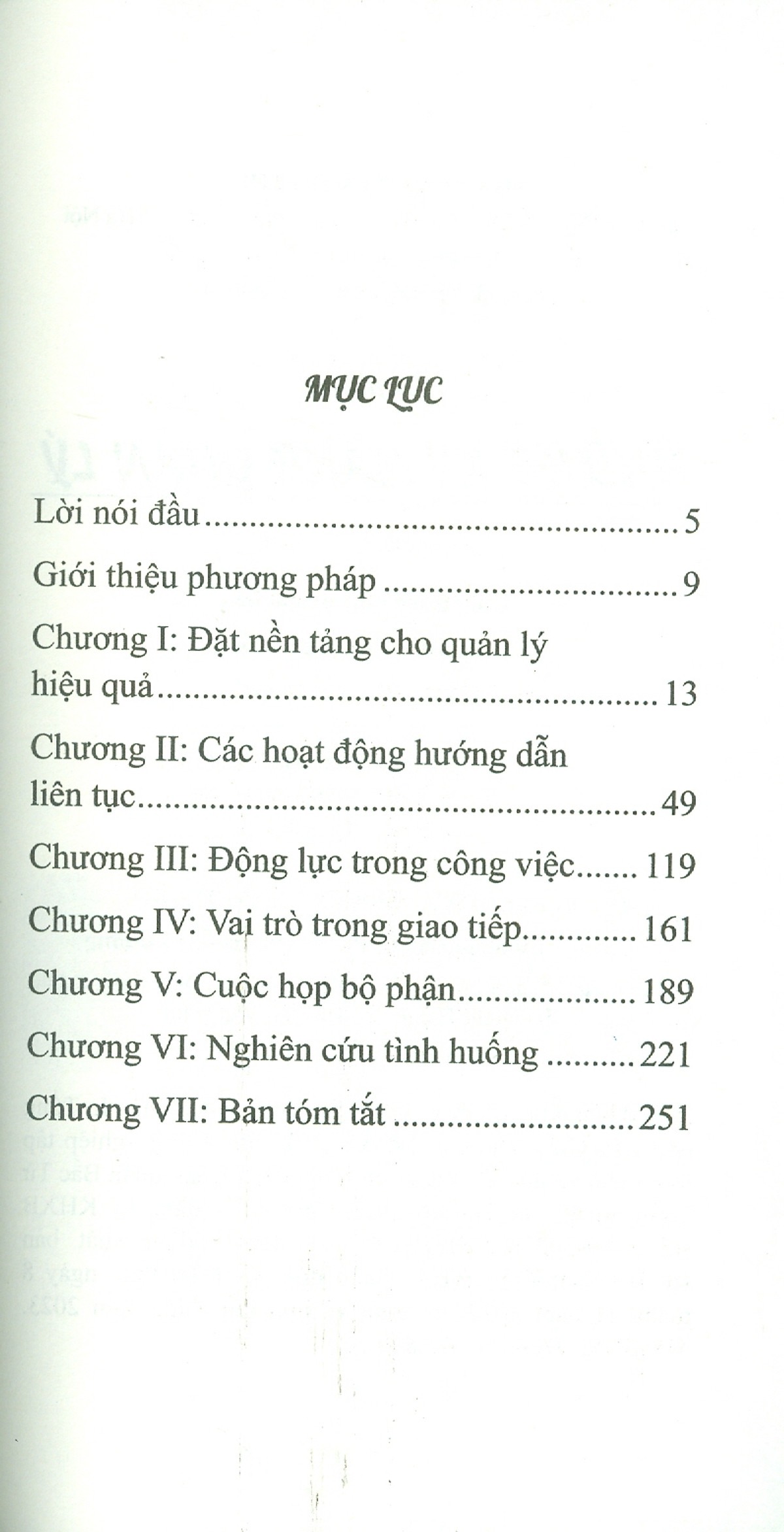 những kỹ năng quản lý