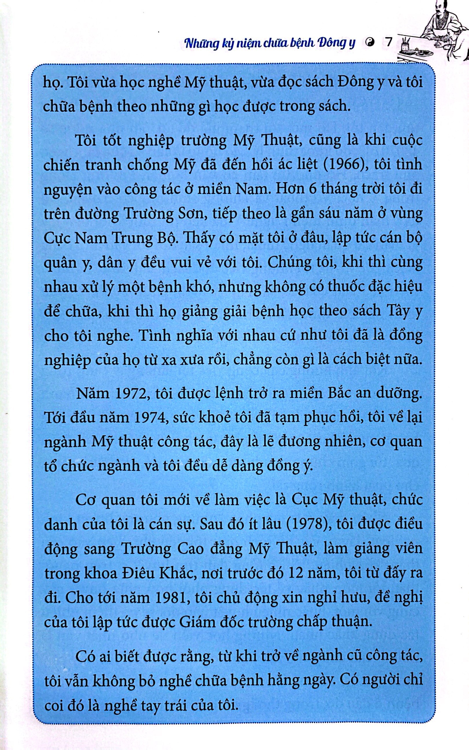 những kỷ niệm chữa bệnh đông y