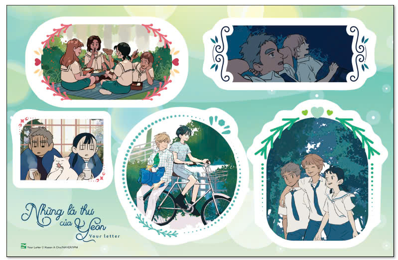 những lá thư của yeon - your letter - bản đặc biệt - tặng kèm card nhựa trong + sticker + pop-up card