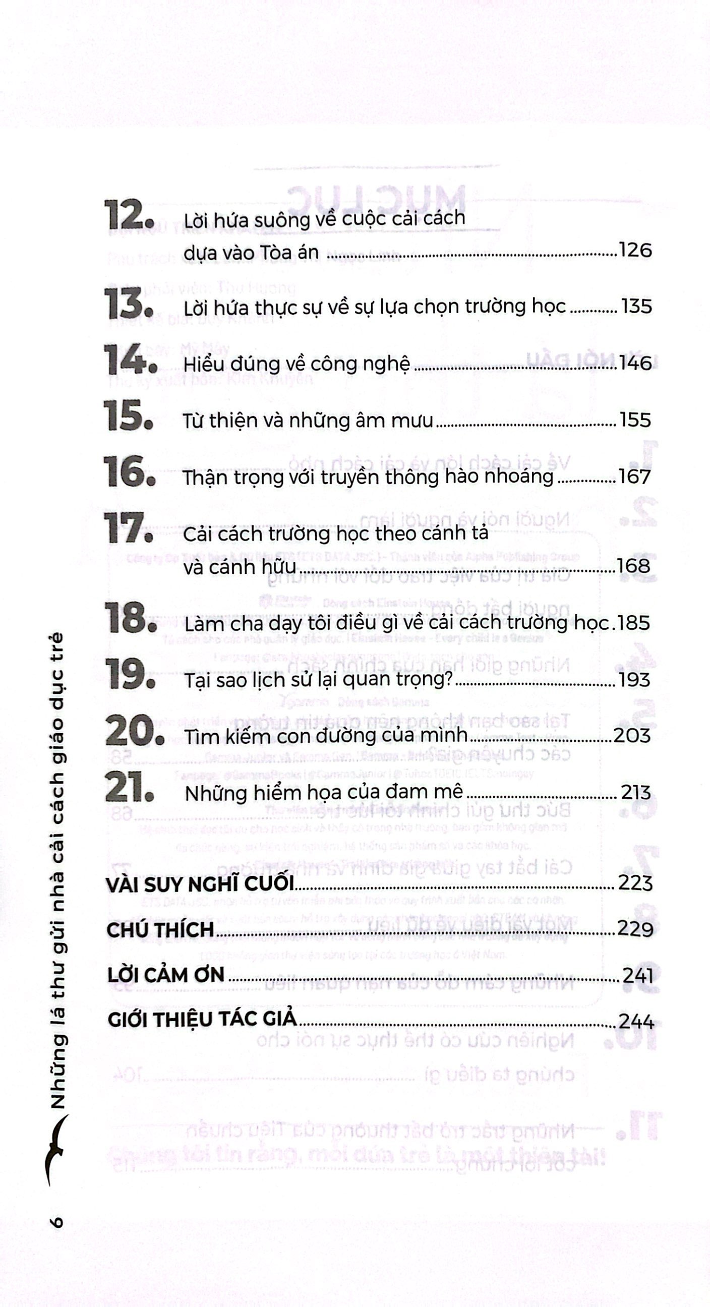 những lá thư gửi nhà cải cách giáo dục trẻ - letters to a young education reformer