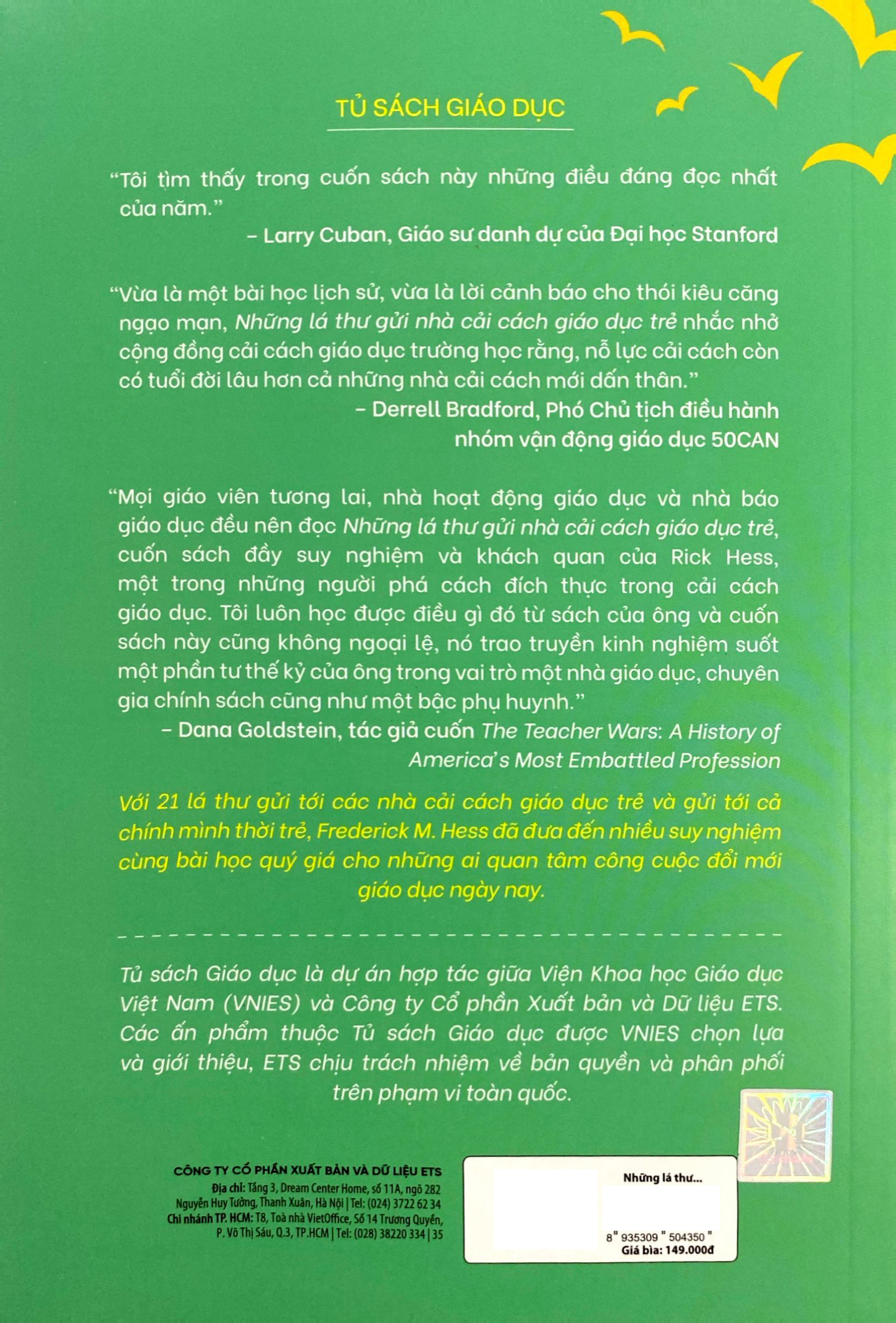những lá thư gửi nhà cải cách giáo dục trẻ - letters to a young education reformer