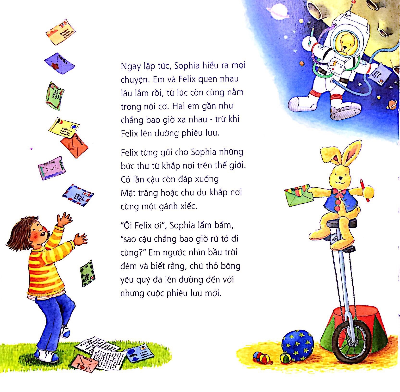 những lá thư hay nhất của felix - một chú thỏ bé đi du lịch thế giới (tái bản 2019)